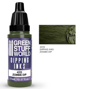 Green Stuff World - 4223 - Dipping ink (Speed Contrast Paint) 17ml - Zombie
