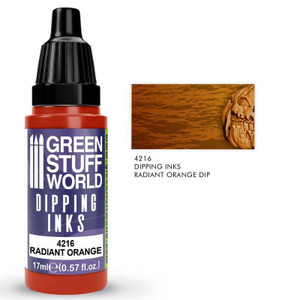 Green Stuff World - 4216 - Dipping ink (Speed Contrast Paint) 17ml - Radiant Orange