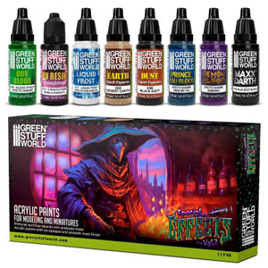 Green Stuff World - 11748 - Paint Set - Special Effects Vol. 2 (8x 17mm) Green Stuff World - 11748 - Paint Set - Special Effects Vol. 2 (8x 17mm)