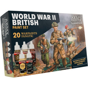 The Army Painter Warpaints Fanatic: World War II British Paint Set The Army Painter Warpaints Fanatic: World War II British Paint Set