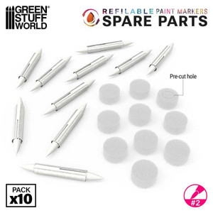 Green Stuff World Refills for Refillable Marker Size 2