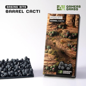 Gamers Grass Basing Bits - Barrel Cacti Pack  (Wargame / Model Basing)