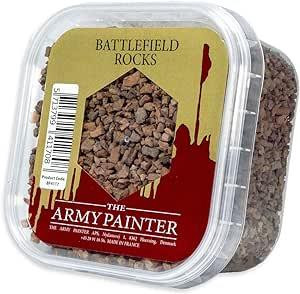 The Army Painter Battlefields: Battlefield Rocks Realistic, Fantasy Model Basing Material The Army Painter Battlefields: Battlefield Rocks Realistic, Fantasy Model Basing Material