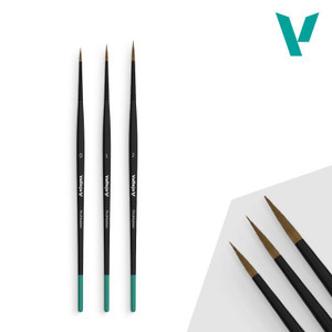 AV Vallejo Pro Modeller - Design Brush Set (Sizes 0, 1 & 2)