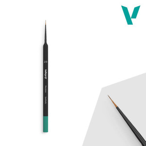 AV Vallejo Precision - Round Synthetic Brush, Triangular No. 2/0 AV Vallejo Precision - Round Synthetic Brush, Triangular No. 2/0