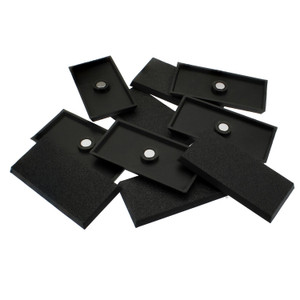 30x60mm Rectangle Wargaming Plastic Bases + Magnet for Warhammer, Old World, AOS, D&D - Black 30x60mm Rectangle Wargaming Plastic Bases + Magnet for Warhammer, Old World, AOS, D&D - Black