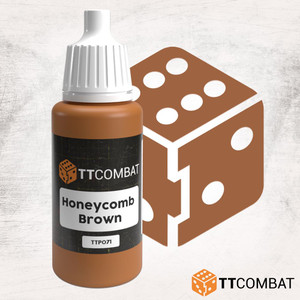 TTCombat 17ml Acrylic Paint - Honeycomb Brown