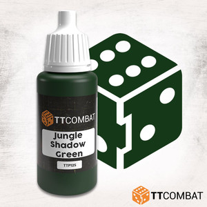 TTCombat 17ml Acrylic Paint - Jungle Shadow Green