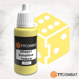 TTCombat 17ml Acrylic Paint - Khepri Sunshine Yellow
