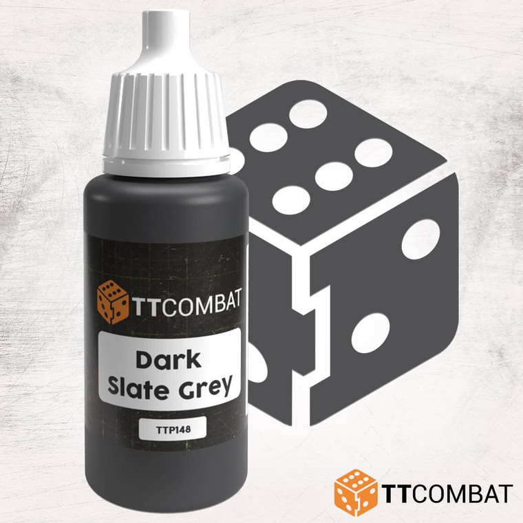 TTCombat 17ml Acrylic Paint - Dark Slate Grey