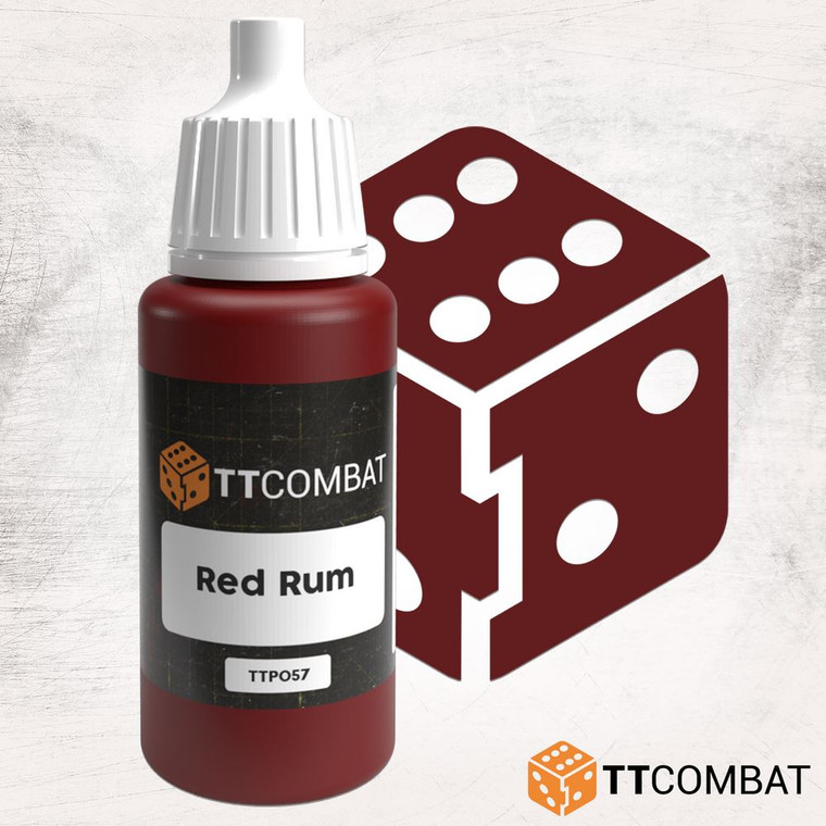 TTCombat 17ml Acrylic Paint - Red Rum