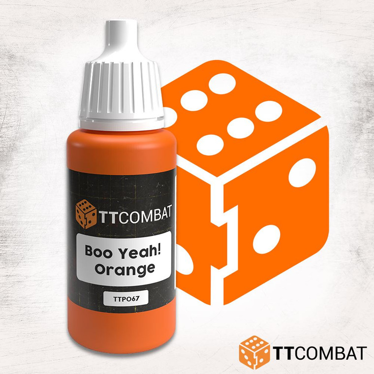 TTCombat 17ml Acrylic Paint - Boo Yeah! Orange