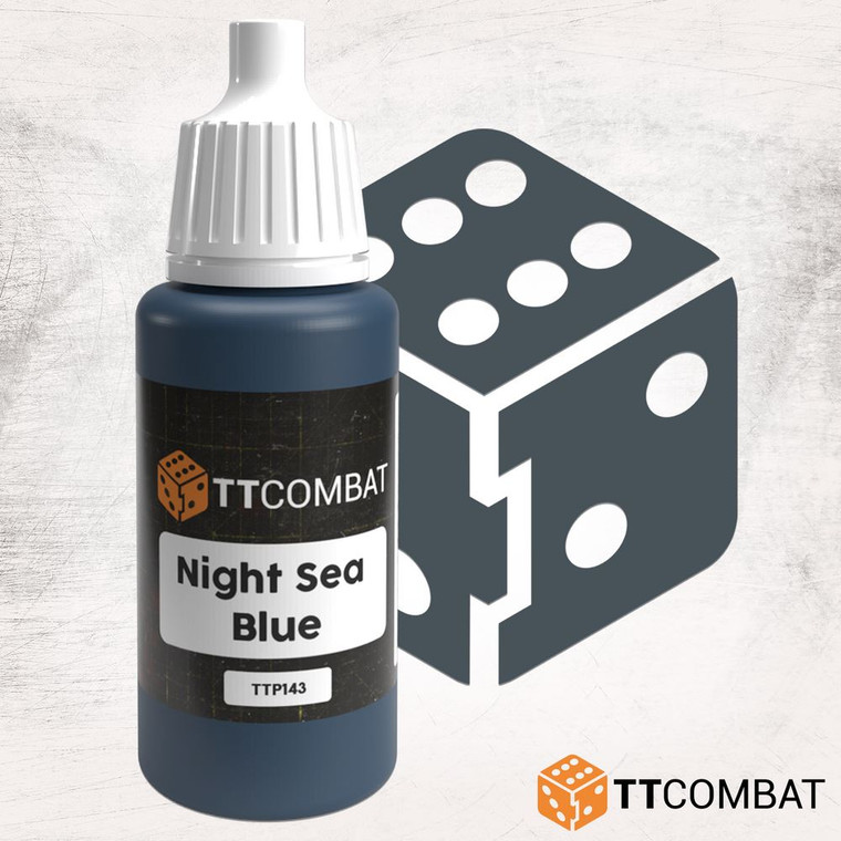TTCombat 17ml Acrylic Paint - Night Sea Blue