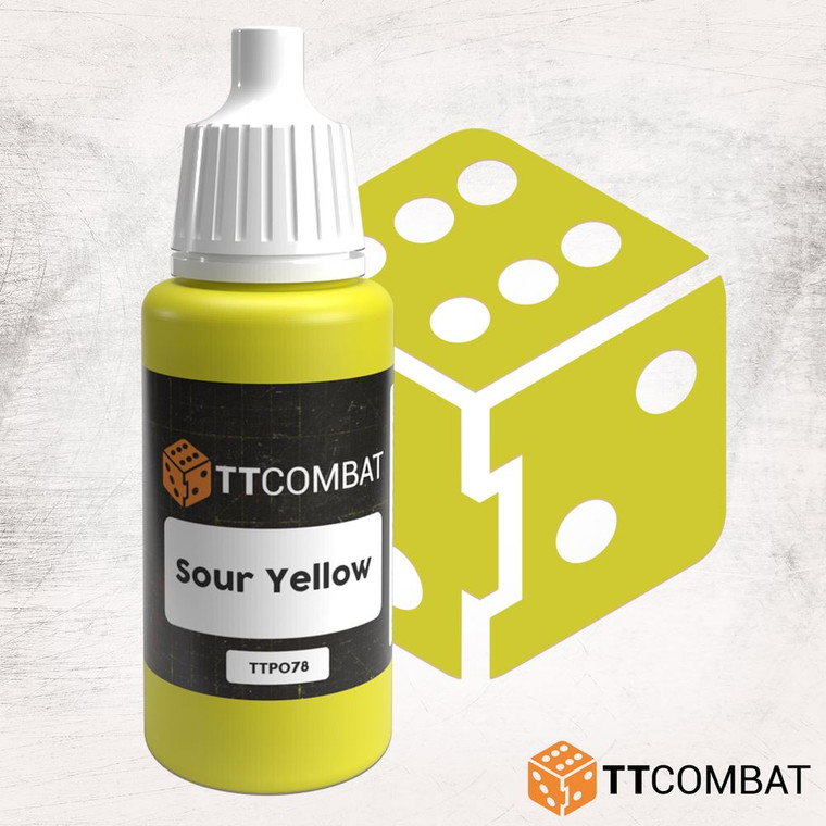 TTCombat 17ml Acrylic Paint - Sour Yellow