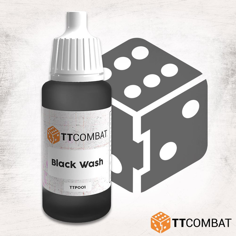 TTCombat 17ml Acrylic - Black Wash