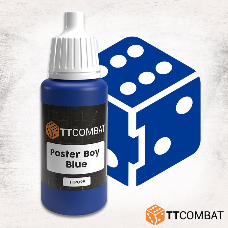 TTCombat 17ml Acrylic Paint - Poster Boy Blue