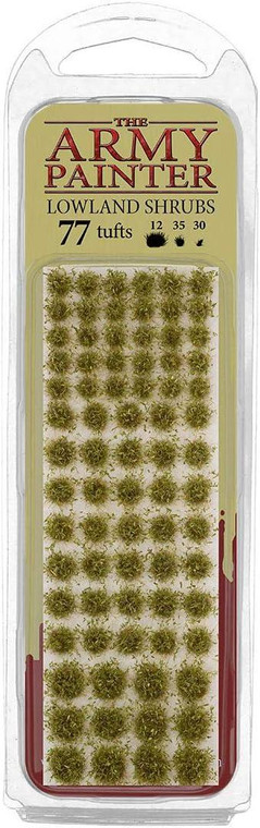 The Army Painter Lowland Tuft, 77 x Self Adhesive Grass, 3 Sizes, Gaming Bases
