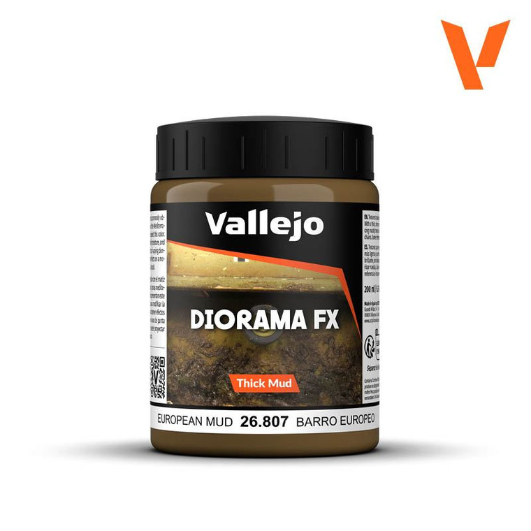 Vallejo Weathering Effects 200ml - European Thick Mud