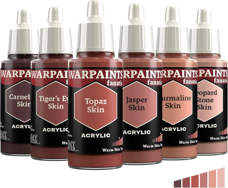 The Army Painter - Flexible Triad Warm Skin Tones - 6 x Warpaint Fanatic 18ml