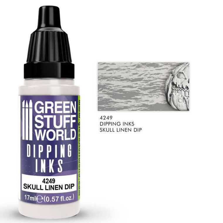 Green Stuff World - 4249 - Dipping ink (Speed Contrast Paint) 17ml - Skull Linen