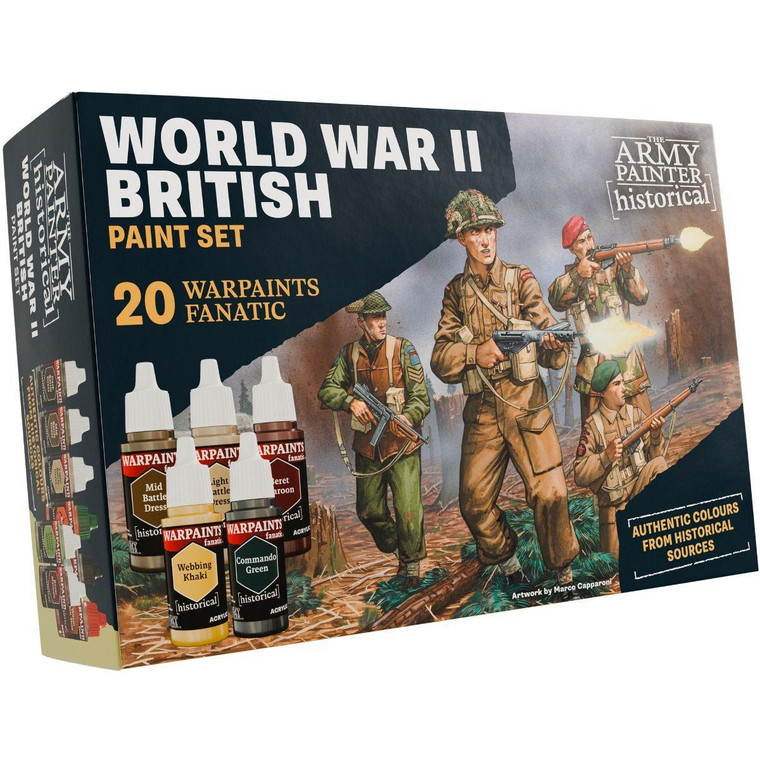The Army Painter Warpaints Fanatic: World War II British Paint Set