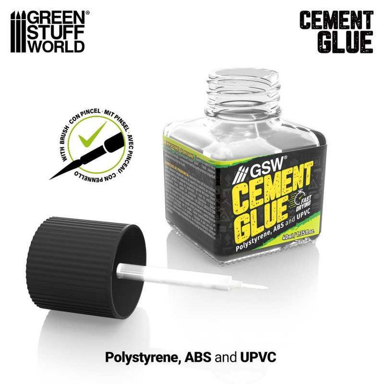 Green Stuff World Cement Glue for Plastics 40ml