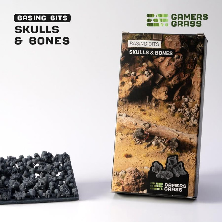 Gamers Grass Basing Bits - Skulls & Bones Pack (Wargame / Model Basing)