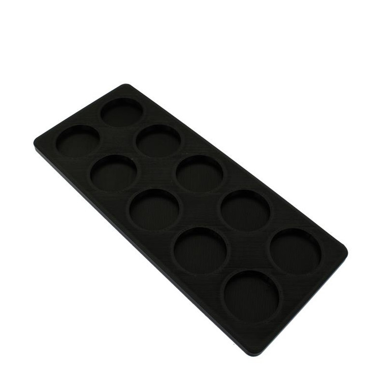 25mm x 10 Round (5x2) Movement Tray for Wargaming  - MASTER