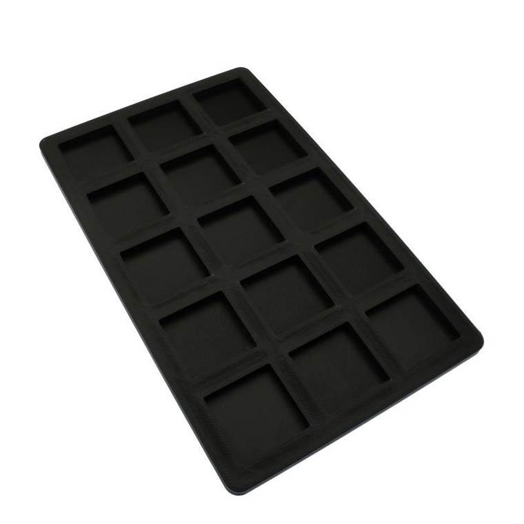 25mm x 15 Square (5x3) Movement Tray for Wargaming  - MASTER