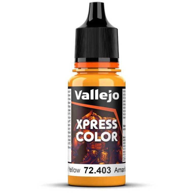 AV Vallejo Xpress Color Paint 18ml - Imperial Yellow