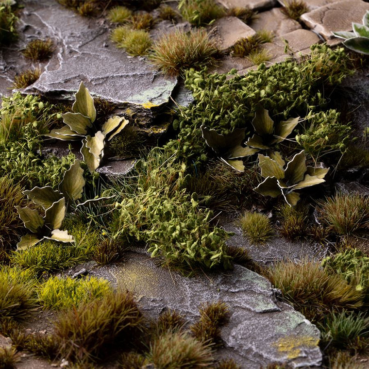 Gamers Grass Dark Green Shrubs Wild Tuft (Wargame / Model Basing)