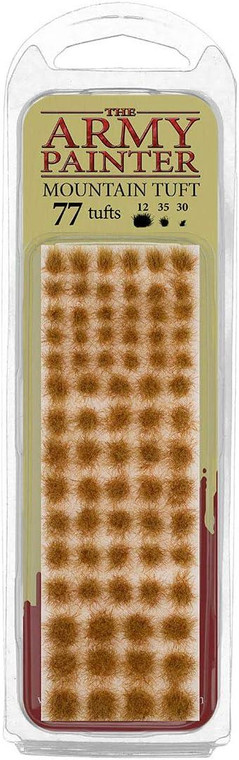 The Army Painter Mountain Tuft, 77 x Self Adhesive Grass, 3 Sizes, Gaming Bases