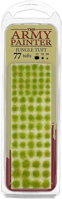 The Army Painter Jungle Tuft, 77 x Self Adhesive Grass, 3 Sizes, Gaming Bases