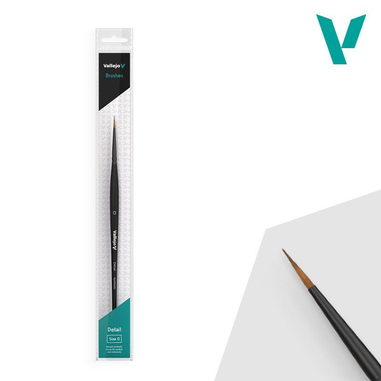 AV Vallejo Detail - Round Synthetic Brush No. 0