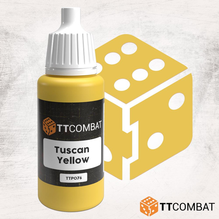 TTCombat 17ml Acrylic Paint - Tuscan Yellow