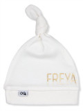 Rift Personalised Baby Beanie with Foil Gold print
