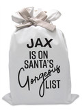 Santa’s Gorgeous List Personalised Santa Sack