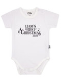 Traditional First Christmas Personalised Onesie Traditional First Christmas Personalised Onesie