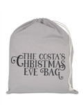 Traditional Personalised Christmas Eve Bag