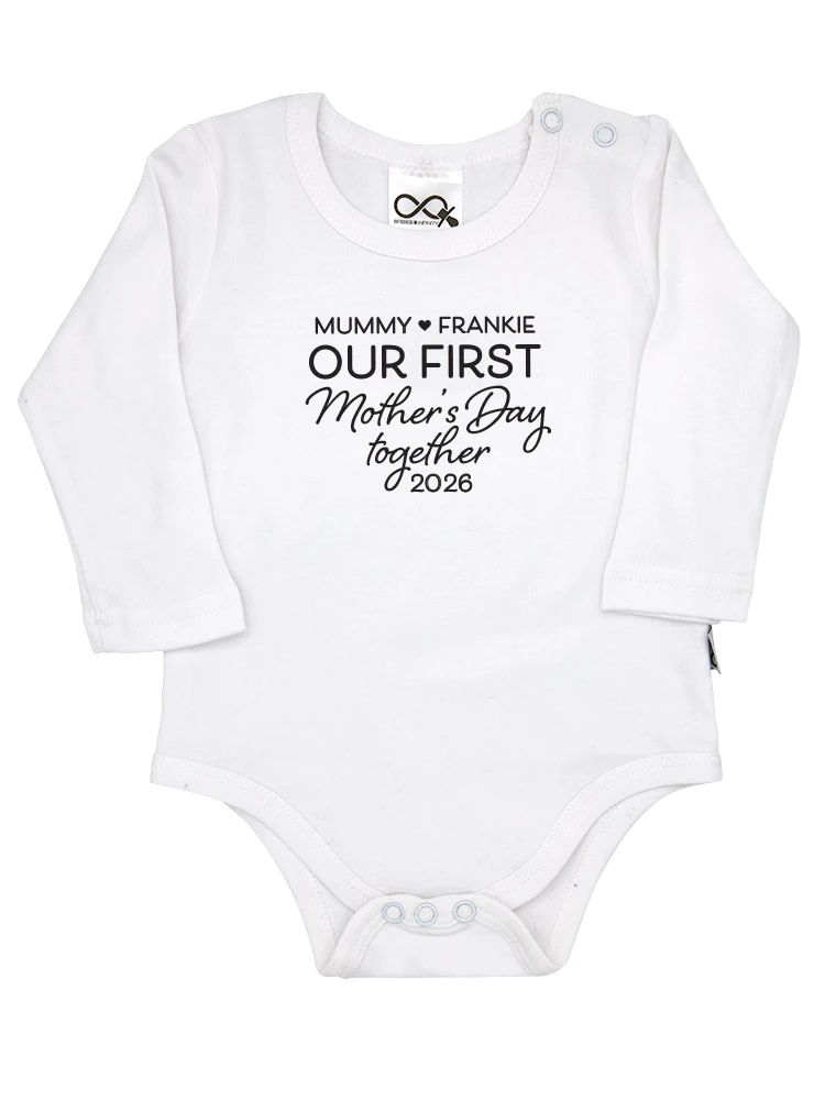 Personalised First Mother's Day Onesie