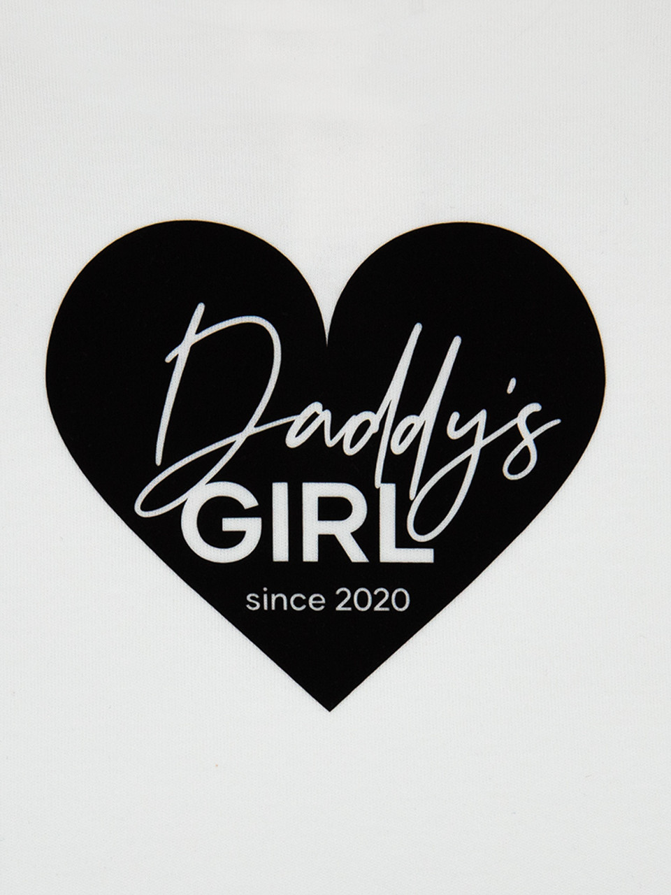 Close up of Daddy's Girl T-shirt