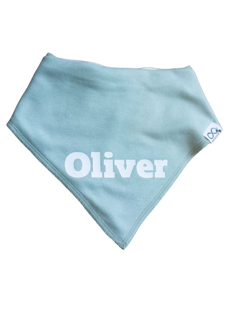 Oversized Name Personalised Baby Bib