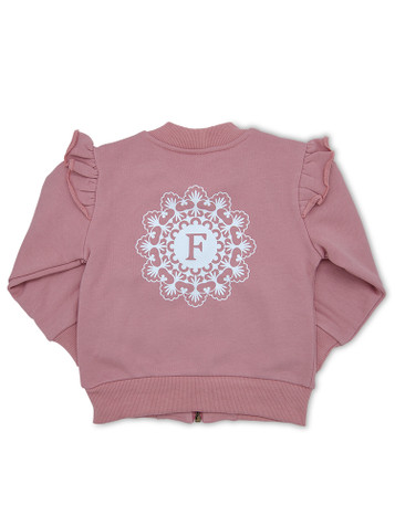 Back view of Pretty Lace Personalised Jacket