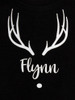 Close up of Reindeer with Name Onesie/T-shirt