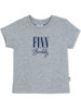Classic Two Name Personalised Onesie/T-shirt with Standard Navy Blue print