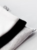 Close up shot of our White, Grey and Black fabrics