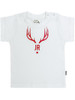 Reindeer with Initials Onesie/T-shirt Reindeer with Initials Onesie/T-shirt