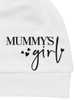 Close up of Mummy's Girl Baby Beanie