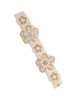 Blossom & Lace personalised soft floral headband with handmade lace flowers and pearl details
