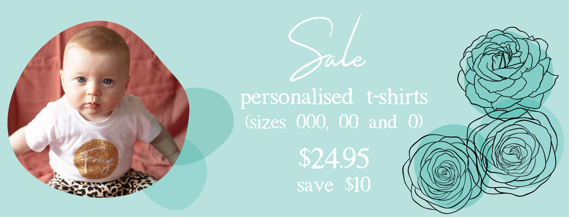 personalised baby clothes stand